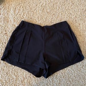 Lululemon Black Shorts with Pleats